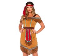 Native Indian Princess Ladies Fancy Dress Adults Wonderland Leg Avenue Costume