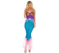 Wonderland W5040701101 Mermaid Darling Fancy Dress Costume, Women, Multicoloured, UK 6-8