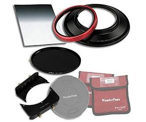 WonderPana 66 FreeArc Essentials ND 0.6HE Kit - Rotating 145mm Filter System Holder, Lens Cap, Fotodiox Pro 6.6"x8.5" 0.6 (2-stop) Hard Edge Grad ND and 145mm ND16 (4-Stop) Filters for Nikon 14mm AF Nikkor f/2.8D ED Lens (Full Frame 35mm)