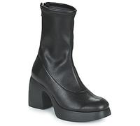 Wonders Low Ankle Boots H-4925 in Black 7.5