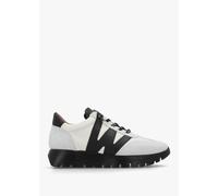 WONDERS Odisei 76 White Leather Trainers Size: 38, Colour: White Leath