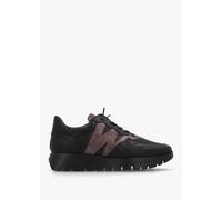 WONDERS Odisei 91 Black Metallic Leather & Nylon Trainers Size: 37, Co