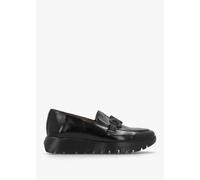 WONDERS Odisei 94 Black Patent Leather Loafers Size: 35, Colour: Black