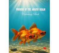Wonders of the Aquatic Realm: A stunning colouring book featuring 50 intricate designs of fish, jellyfish, crabs, dolphins, whales, and more from rivers and seas.