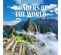 Wonders Of The World - 2026 Square Wall Calendar - by Red Robin Publishing