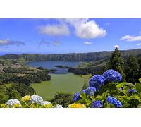 wonders of the world jigsaw 200 piece,natural beauty,lake,Portugal,Azores,Sao Miguel Island 35x25CM