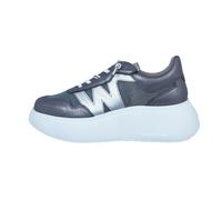 Wonders Roma Women’s Silver Platform Leather Lightweight Sneakers A-3640