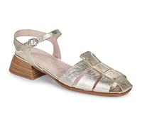 Wonders Sandals C-7121-LAMINATO-PLATINO in Gold 4