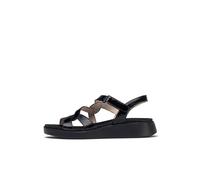 Wonders Women's Black Cordelia Sandals, Black/White, 7 UK
