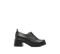wonders zip-front grained leather pumps - Black 36-37-38-39-40