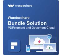 Wondershare Bundle Solution: PDFelement and Document Cloud 1 Year