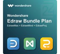 Wondershare Edraw Bundle Plan: EdrawMax + EdrawMind + EdrawProj