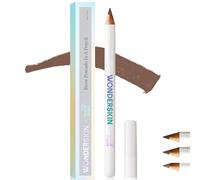 WONDERSKIN Eyebrow Pencil - Sharpenable Brow Pencil For Natural Looking Brows, Brown Eye Makeup, Long Lasting Eyebrow Pomade (Brunette)