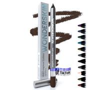 Wonderskin 1440 Longwear Brown Waterproof Eyeliner Pencil - Sharpenable Eyeliner Pencil and Smudge Proof Brown Eye Liner Pencils (Kalamata)