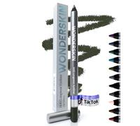 Wonderskin 1440 Longwear Green Waterproof Eyeliner Pencil - Sharpenable Eyeliner Pencil and Smudge Proof Green Eye Liner Pencils (Olive)