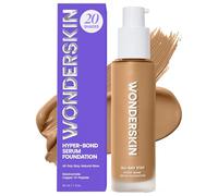 Wonderskin Hyper Bond All-Day Stay Serum Foundation - Waterproof, Transfer-Proof, 24HR Longwear Face Makeup with Niacinamide & Hyaluronic Acid - Lightweight, Natural Finish (Mesa)