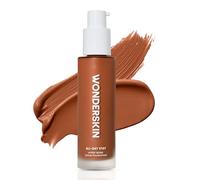 Wonderskin Hyper-Bond Serum Foundation - Waterproof, Transfer-Proof, 24HR Longwear Face Makeup with Niacinamide & Hyaluronic Acid - Lightweight, Natural Finish, Vegan & Cruelty-Free (Soul)