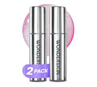 Wonderskin Lip Rehab Serum Oil, 2 Pack - Color Changing Lip Oil from Clear to Pink - PH-activated, Non-sticky & Hydrating Tinted Serum for Dry Lips (Kissed)