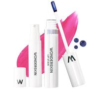Wonderskin Wonder Blading Lip Stain Peel Off and Reveal Kit - Long Lasting, Waterproof Pink Lip Tint, Transfer Proof Natural Makeup Stain Kit (Neon Rose)