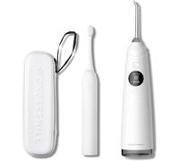 Wondersmile Oral Irrigator PRO - Test Winner 2025-100 Days Risk-Free Test - SmoothFlow Technology for Optimal Dental and Gum Care - with 5 Modes (All White Oral Care Economy Set)