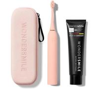 Wondersmile Sonic Toothbrush PRO Bundle - Test Winner 2025 - Electric Toothbrush in Set (Travel Care Bundle, Atomic Rose)