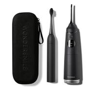 Wondersmile Sonic Toothbrush PRO - Test Winner 2025 - Economy Set with Oral Irrigator - for Optimal Dental and Gum Care - Ultimate Black Oral Care Economy Set