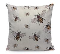 WONDERTIFY Honey Bee Cushion Cover Big Small Funny Bee Insects Decorative Throw Pillow Covers For Couch, Bed Sofa Pillows Case 45X45 Cm