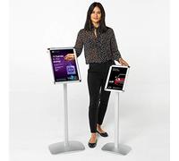 Wonderwall A3 Poster Frame Information Stand, Freestanding, aluminium Frame, Menu Holder - Landscape or Portrait Setting -2 sizes to choose from -Ideal for Trade, Office, Display