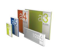 Wonderwall A6 Poster Sign Frame, Indoor Guidance Wayfinding System, Wall-mounted, Ideal for Healthcare, education & estates & facilities