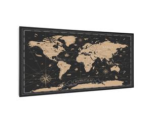 Wonderwall Art Smart 700W 60x120cm Infrared Picture Heater Night Map