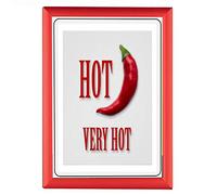 Wonderwall Coloured A4 Red Poster Display Aluminium Frame, Aluminium 25 mm Frame with Safe Mitred Corners - Ideal for Indoor Displays