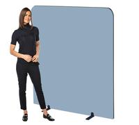 Wonderwall Floor Standing Room Divider Screens 180 x 160cm, Dolphin | Floor-standing room divider screen, reversible double-sided panels, pin-friendly surface - ideal for schools