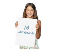 Wonderwall Laptop Hand Held Whiteboard A3, Frameless, Double-Sided Writing & Project Board - (Bundle 30 Boards) - Ideal for Schools, Classroom, Remarkable Value Pack