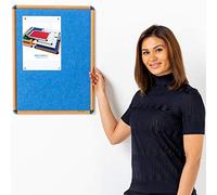 Wonderwall Notice Board 60 x 45cm, Light Blue, Fire Resistant