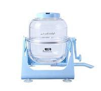 WonderWash Portable Washing Machine for Apartment & Tiny Spaces - Manual Hand Clothes Washer with Retro Design - Clean Laundry Anywhere with Our Countertop, Non-Electric, Small Washer (Transparent)