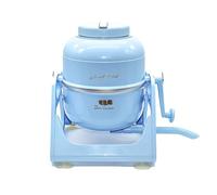 WonderWash Portable Washing Machine for Apartment & Tiny Spaces - Manual Hand Clothes Washer with Retro Design - Clean Laundry Anywhere with Our Countertop, Non-Electric, Small Washer - Blue