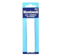 Wonderweb Wundaweb Strong Hem Tape Iron On Fusible Fabric Tape No Sewing - 10 Meters x 20mm (Pack Of 1)