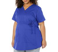 WonderWink 145XGALA3XL Wonder Work Women's Maternity Mock Wrap Top, Galaxy Blue, Extended-3XL Size