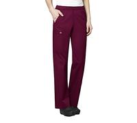 WonderWink 501PWINEXLP Wonder Work Women's Pull-On Cargo Pant, Wine, Petite-XL Size