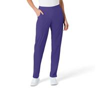 WonderWink 5155AGRAPMD W123 Women's Flat Front Double Cargo Pant, Grape, Standard-M Size