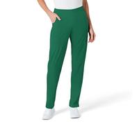 WonderWink 5155XHUNT1X W123 Women's Flat Front Double Cargo Pant, Hunter Green, Extended-1X Size