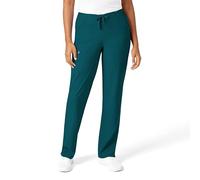 WonderWink 5255PCARIXSP W123 Women's Drawstring Pant, Caribbean Blue, Petite-XS Size