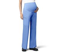 WonderWink 545ACEILSM Wonder Work Women's Maternity Cargo Pant, Ceil Blue, Standard-S Size