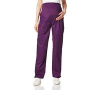 WonderWink 545AEGGPLG Wonder Work Women's Maternity Cargo Pant, Eggplant, Standard-L Size