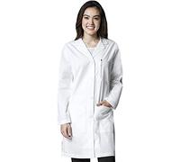 WonderWink 7402AWHTXXS WonderLAB Women's Long Lab Coat, White, Standard-XXS Size
