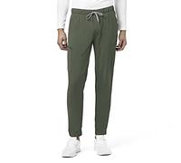 WonderWink Renew Men's Jogger Scrub Pant, Olive, Medium