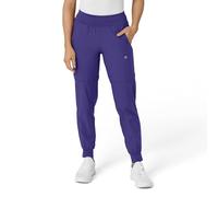 WonderWink W123 Women's 5555 Comfort Waist Jogger Pant - Purple - XXL Tall