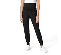 WonderWink Women's Maternity Jogger Scrub Pant, Black, M