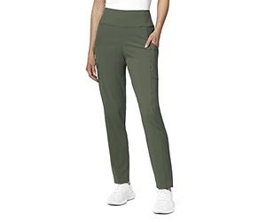WonderWink Womens Renew Women's High Waist Power Pant, Olive, XS