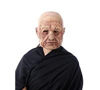 WonderWish Halloween Mask - Scary Masks for Funny Costume, Fancy Face Horror Latex Mask, Creepy Cosplay Party (Creepy Old Man)